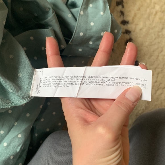 Mango Linen Button Front Dress - Picture 5 of 5